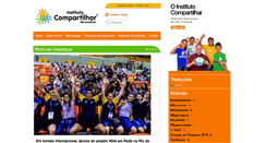 Desktop Screenshot of blog.compartilhar.org.br