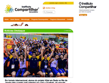 Tablet Screenshot of blog.compartilhar.org.br